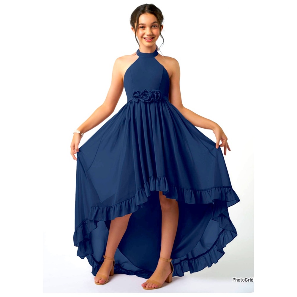 Azazie Hermione Dark Navy Dress